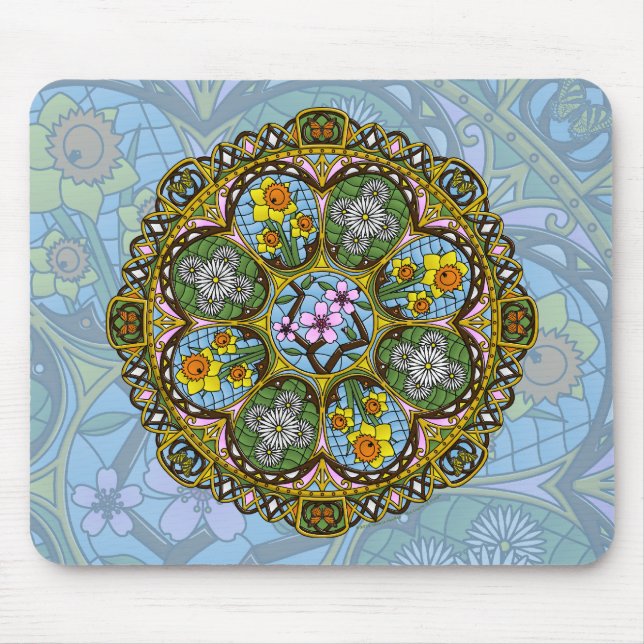 Spring Nouveau Mousepad (Front)