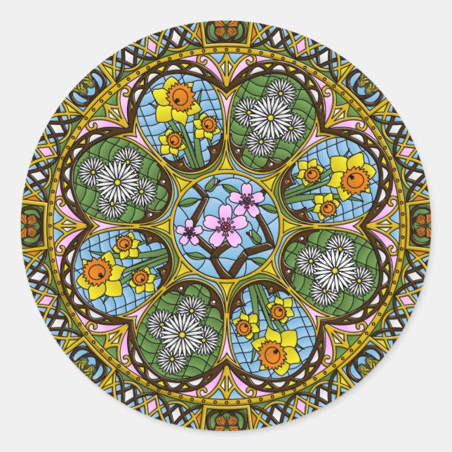 Spring Nouveau Sticker (Front)