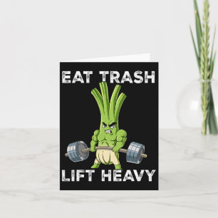 Spring Onion Gym Weight Training Eat Trash Lift He Card
