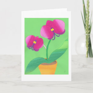 Spring Orchid Card
