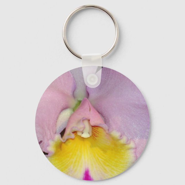 Spring Orchid Keychain (Front)