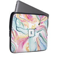 Spring organic texture with flowing wavy shapes