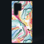 Spring organic texture with flowing wavy shapes samsung galaxy case<br><div class="desc">Spring colours,  organic texture with flowing wavy lines seamless pattern.</div>