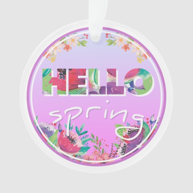 Spring Ornament (Front)