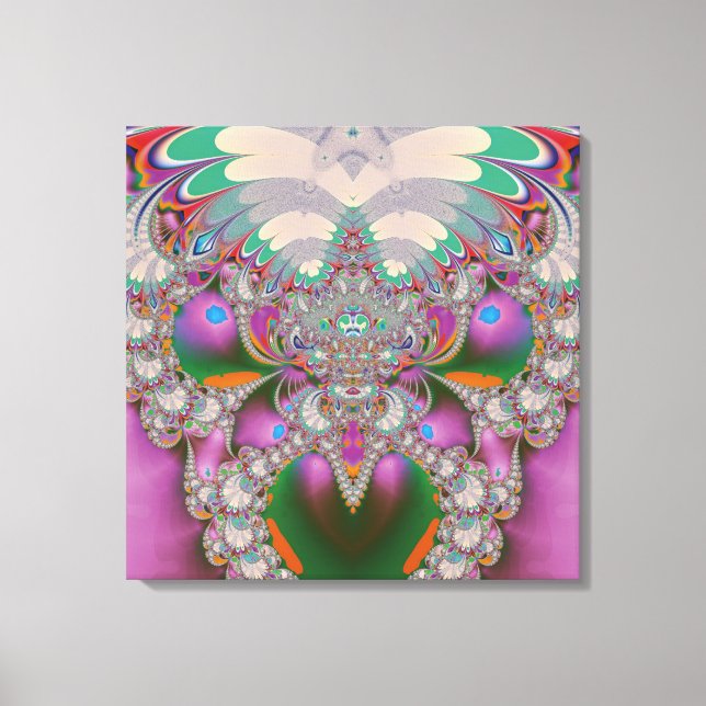 Spring Owl Canvas Print (Front)
