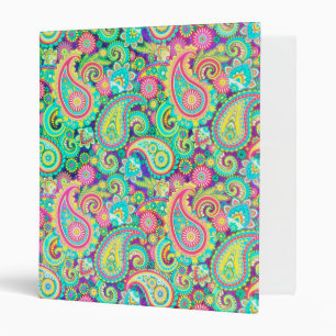 Spring paisley binder