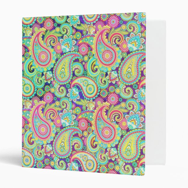 Spring paisley binder (Front/Inside)