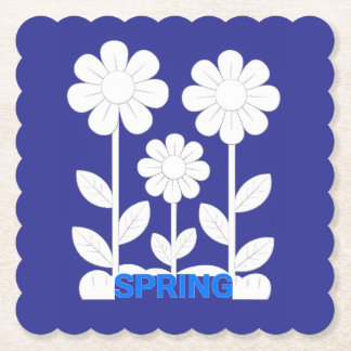 Spring  paper coaster