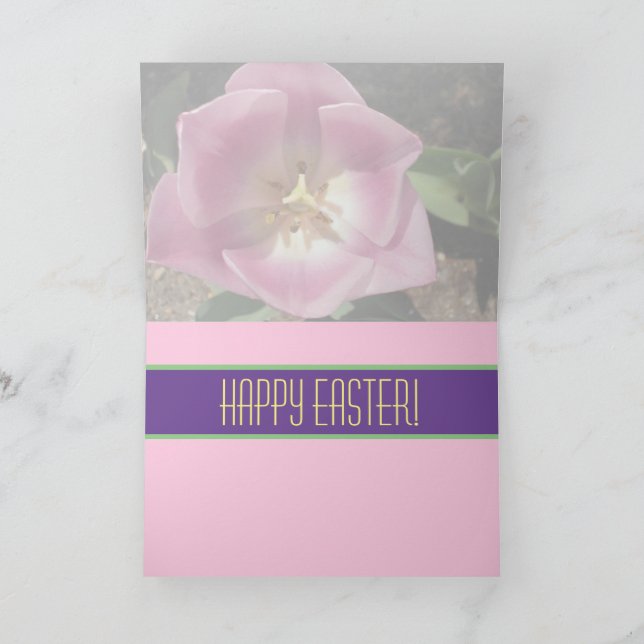 Spring Parade Tulips "Happy Easter"~greeting cards (Inside)