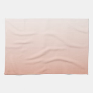 spring pastel color blush peach ombre dusty pink kitchen towel