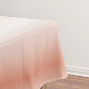 spring pastel color blush peach ombre dusty pink tablecloth