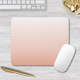 spring pastel colour blush peach ombre dusty pink mouse pad