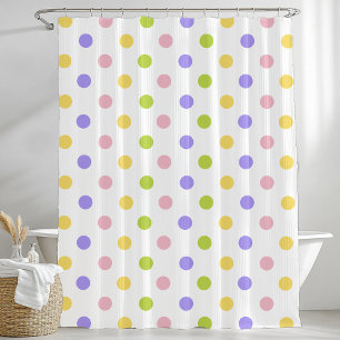 Spring Pastel Polka Dot Pattern