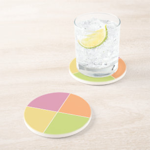 Spring Pastel Sherbet  Coaster