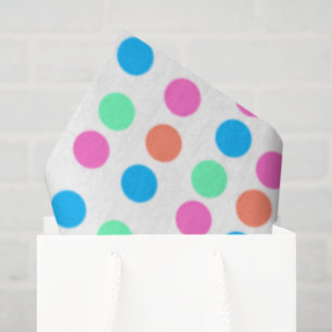 Spring Pastel Spots Tissue Paper