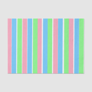 Spring Pastel Stripes  Tissue Paper