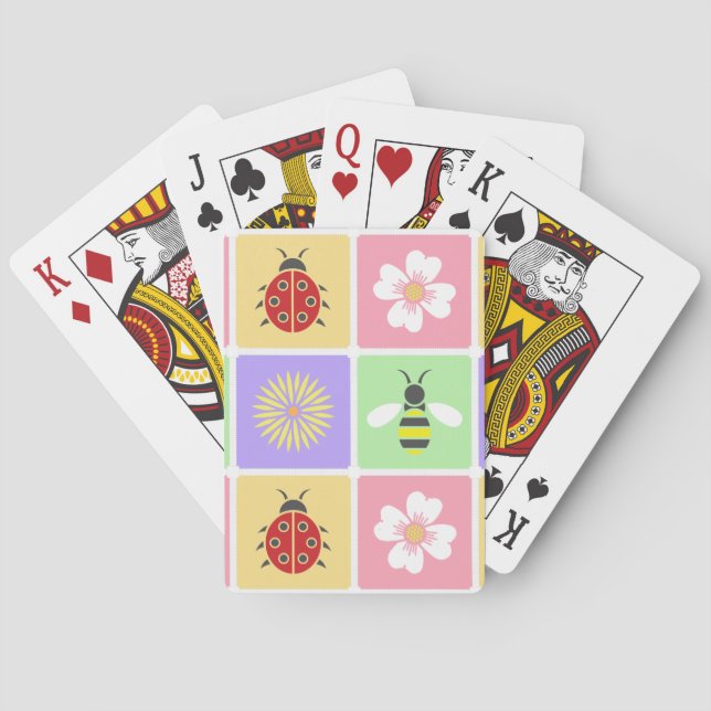 Spring Patches Classic Playing Cards (Back)