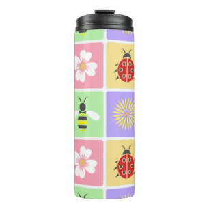Spring Patches Thermal Tumbler