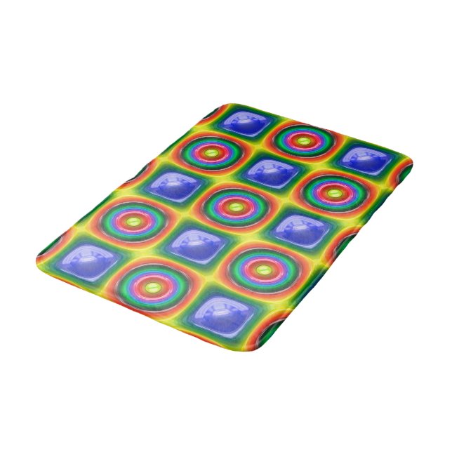 Spring Pattern Bath Mat (Angled)