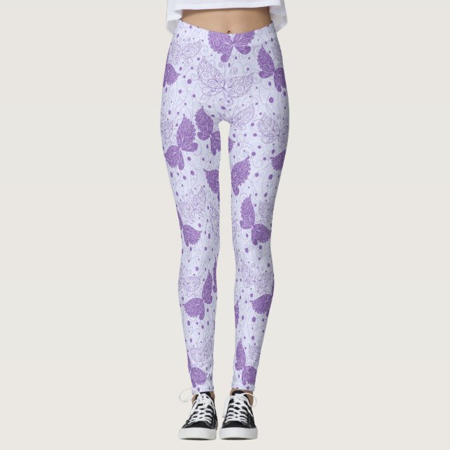 Spring Pattern Leggings (Front)