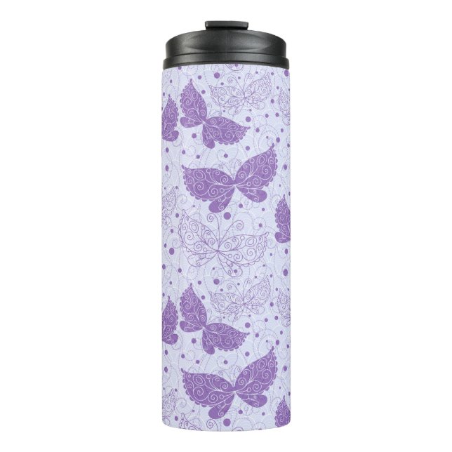 Spring Pattern Thermal Tumbler (Front)
