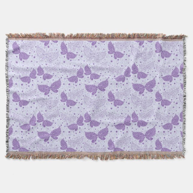 Spring Pattern Throw Blanket (Front)