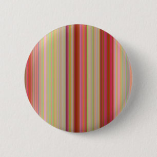 Spring Peachy Stripes 2 Inch Round Button