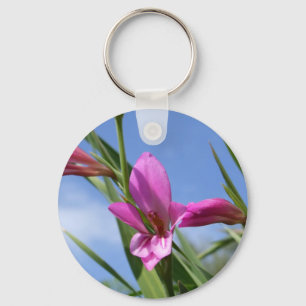 Spring Pink Flowers Keychain