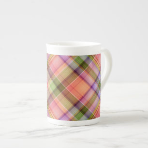 Spring Plaid Espresso Mug
