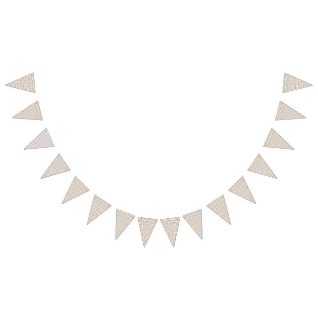 Spring Plaid in Garden Bunting Flags (All)