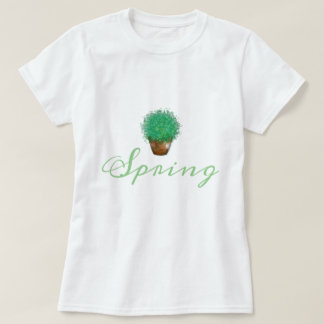 Spring plant Illustration t-shirt collection