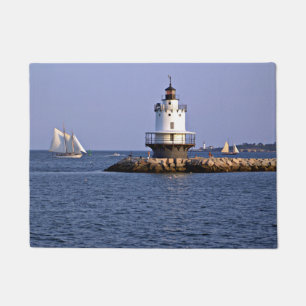 Spring Point Ledge Lighthouse, Maine Door Mat