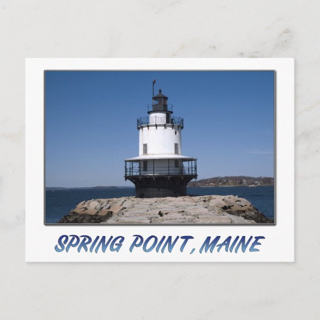 Spring Point, Maine Postcard (Front)