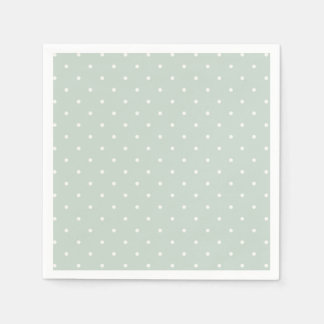 Spring Polka Dots Micro | Muted Sage Napkin