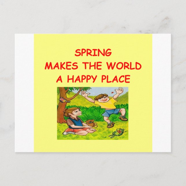 spring postcard (Front)