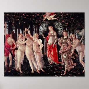 Spring Primavera Sandro Botticelli Renaissance Poster