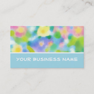 Spring Primroses Business Card to Customize