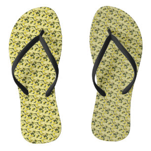 Spring Primroses Flip Flops