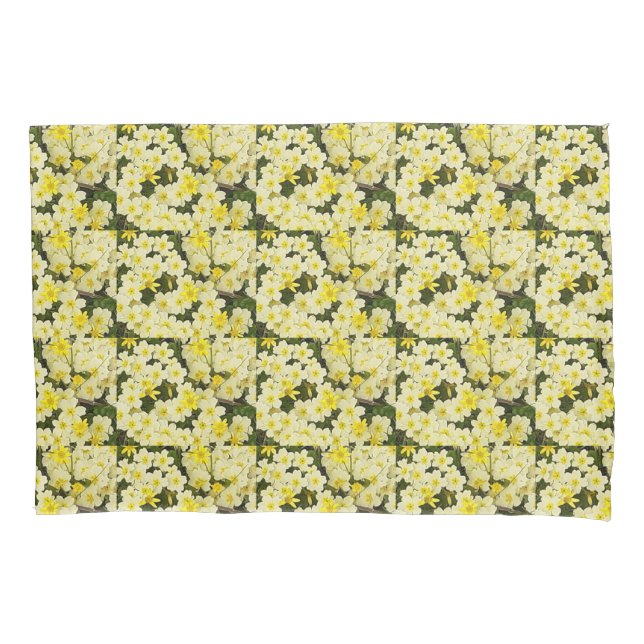 Spring Primroses Pillowcase (Front)