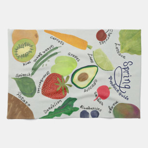 Spring Produce Guide  Kitchen Towel