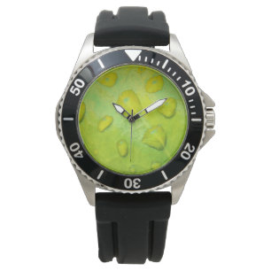 Spring Rain Abstract Watch