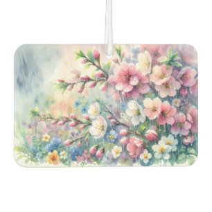 Spring Rain Blossom Watercolor Cottagecore Air Freshener