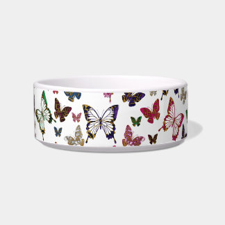 Spring Rainbow Marble Butterfly Spring Pattern Bowl