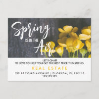Spring Real Estate Marketing Postcard | Custom Age