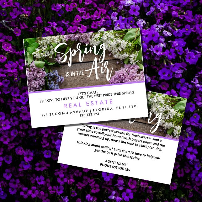 Spring Real Estate Marketing Postcard | Custom Age (Creator Uploaded)