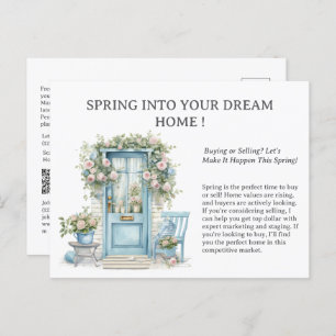 Spring Real Estate Postcard