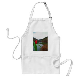 Spring Red Tulip at Lake Arrowhead Standard Apron