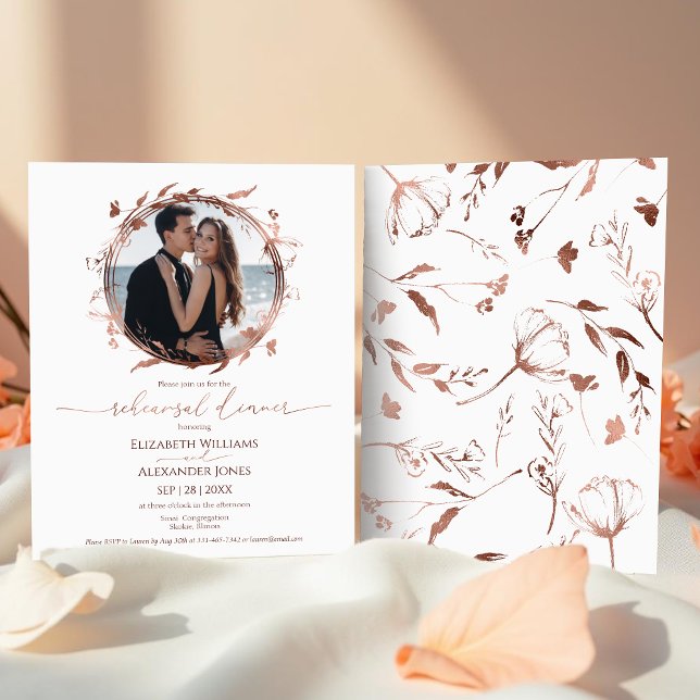 Spring Rehearsal Dinner Invitation Wildflower (Creator Uploaded)