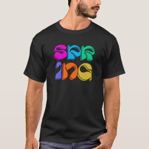 Spring retro modern colourful funny frendly T-Shirt