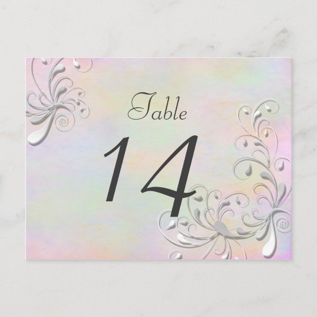 Spring Rhapsody Table Card (Front)